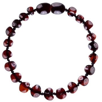Wild Sun Barnsteen Armband Baby / Peuter - 14 cm - Cherry