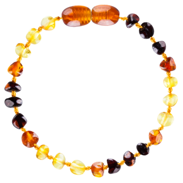 Wild Sun Barnsteen Armband Kind - 16,5 cm - Rainbow